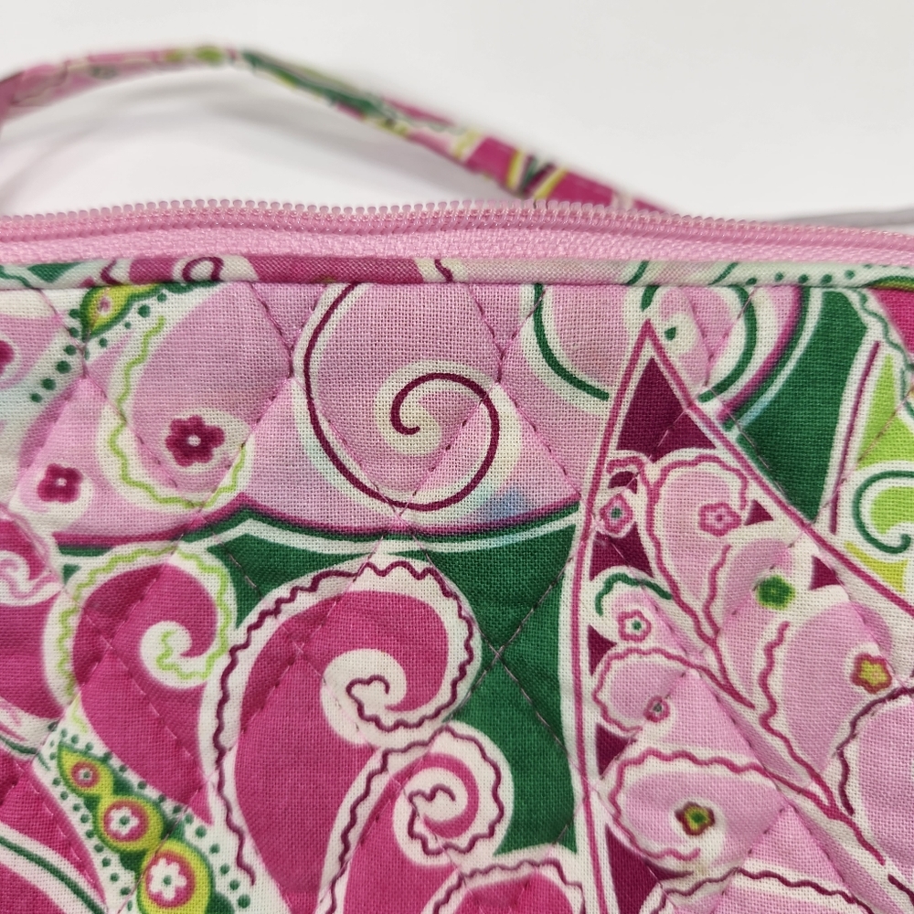Vera Bradley wristlet pinwheel pink cotton zippered - Picture 7 of 10
